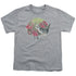 WILD WINGS/KITTEN FLOWERS - S/S YOUTH 18/1 - ATHLETIC HEATHER
