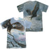 WILD WINGS/AMERICAN EAGLE (FRONT/BACK PRINT) - S/S ADULT POLY CREW - MULTI
