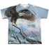 WILD WINGS/AMERICAN EAGLE (FRONT/BACK PRINT) - S/S YOUTH POLY CREW - MULTI