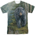 WILD WINGS/BLACK BEAR (FRONT/BACK PRINT) - S/S ADULT POLY CREW - MULTI
