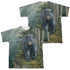 WILD WINGS/BLACK BEAR (FRONT/BACK PRINT) - S/S YOUTH POLY CREW - MULTI
