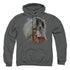 WILD WINGS/PAINTED HORSES - ADULT PULLOVER HOODIE - CHARCOAL
