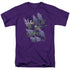 WILD WINGS/CHICKADEES AND LILACS - S/S ADULT 18/1 - PURPLE