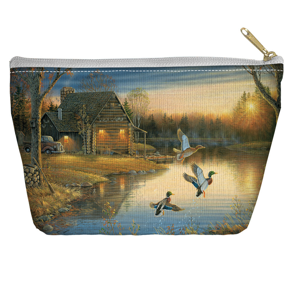 WILD WINGS/DUCKS ON THE LAKE - T-BOTTOM ACCESSORY POUCH
