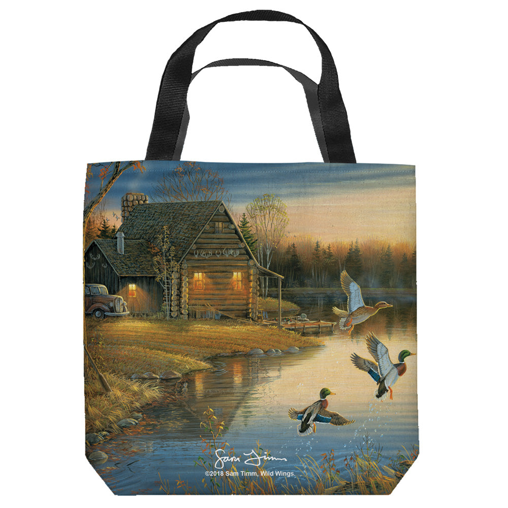 WILD WINGS/DUCKS ON THE LAKE - TOTE BAG