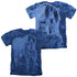 WILD WINGS/MOTHERS LOVE (FRONT/BACK PRINT) - ADULT HEATHER - LIGHT BLUE