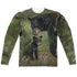 WILD WINGS/MOMS NEVER FAR (FRONT/BACK PRINT) - L/S ADULT POLY CREW  - MULTI