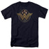 WONDER WOMAN MOVIE/POWER STANCE AND EMBLEM - S/S ADULT 18/1 - NAVY