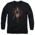 WONDER WOMAN MOVIE/WARRIOR -  L/S ADULT 18/1  - BLACK