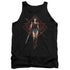 WONDER WOMAN MOVIE/WARRIOR - ADULT TANK - BLACK