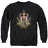WONDER WOMAN MOVIE/WONDER BLADES - ADULT CREWNECK SWEATSHIRT - BLACK
