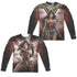 WONDER WOMAN MOVIE/PROTECTOR OF HUMANITY (FRONT/BACK PRINT) - L/S ADULT POLY CREW  - MULTI
