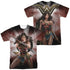 WONDER WOMAN MOVIE/PROTECTOR OF HUMANITY (FRONT/BACK PRINT) - S/S ADULT POLY CREW - MULTI