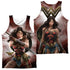 WONDER WOMAN MOVIE/PROTECTOR OF HUMANITY (FRONT/BACK PRINT) - ADULT POLY TANK TOP - MULTI