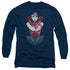 WONDER WOMAN MOVIE/AMAZON -  L/S ADULT 18/1  - NAVY