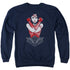 WONDER WOMAN MOVIE/AMAZON - ADULT CREWNECK SWEATSHIRT - NAVY