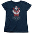 WONDER WOMAN MOVIE/AMAZON - S/S WOMENS TEE - NAVY