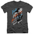WONDER WOMAN MOVIE/FIGHT FOR PEACE - S/S ADULT V-NECK 30/1 - CHARCOAL