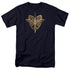 WONDER WOMAN MOVIE/SWORD EMBLEM - S/S ADULT 18/1 - NAVY