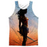 WONDER WOMAN MOVIE/POSTER (FRONT/BACK PRINT) - ADULT POLY TANK TOP - MULTI