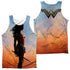WONDER WOMAN MOVIE/POSTER (FRONT/BACK PRINT) - ADULT POLY TANK TOP - MULTI