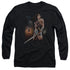 WONDER WOMAN MOVIE/FIERCE -  L/S ADULT 18/1  - BLACK