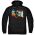 WONDER WOMAN MOVIE/WARRIOR WOMAN - ADULT PULLOVER HOODIE - BLACK