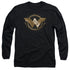 WONDER WOMAN MOVIE/LASSO LOGO -  L/S ADULT 18/1  - BLACK