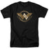 WONDER WOMAN MOVIE/LASSO LOGO - S/S ADULT 18/1 - BLACK