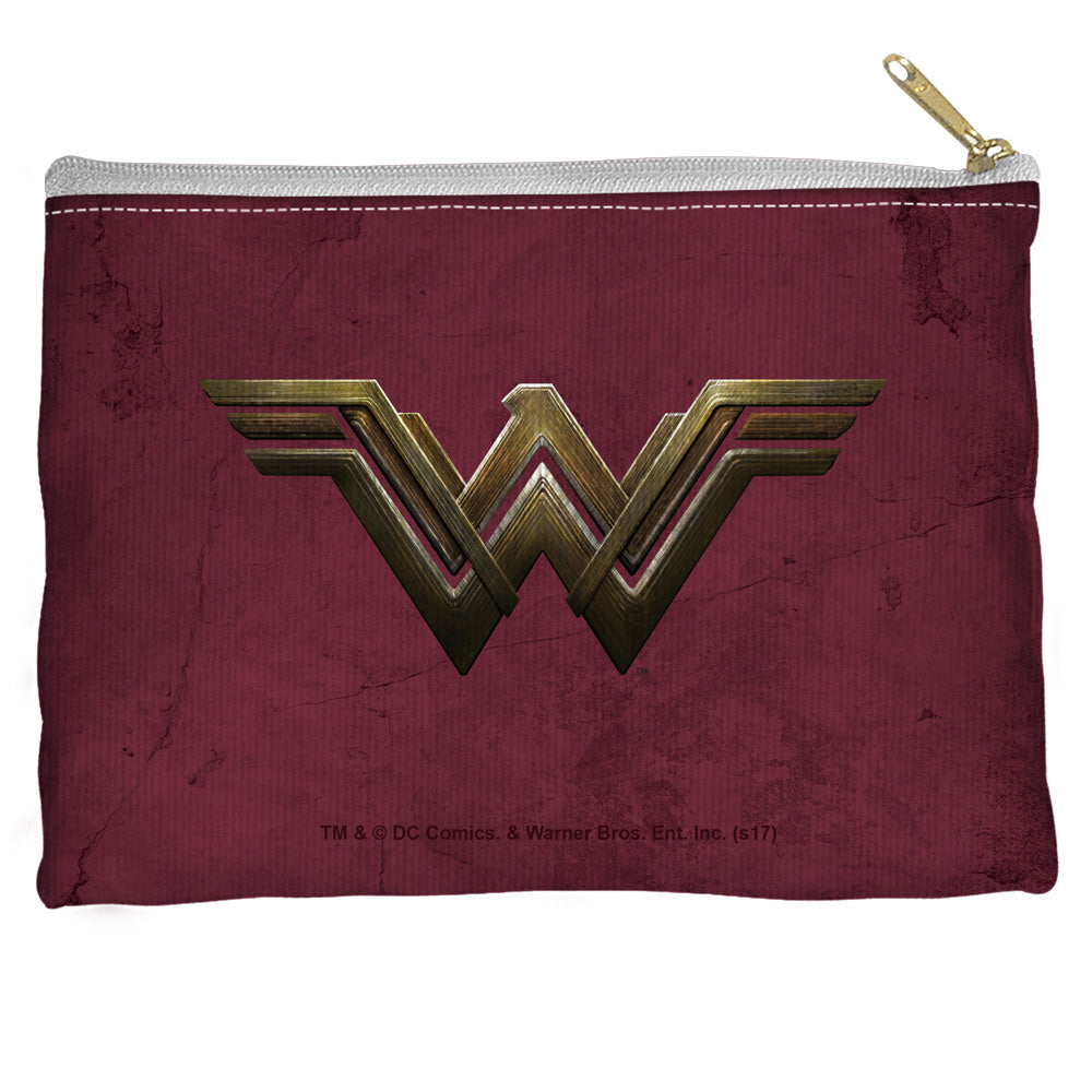 WONDER WOMAN MOVIE/EMBLEM - STRAIGHT BOTTOM ACCESSORY POUCH