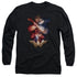 WONDER WOMAN MOVIE/ARMS CROSSED -  L/S ADULT 18/1  - BLACK