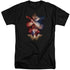 WONDER WOMAN MOVIE/ARMS CROSSED - S/S ADULT TALL 18/1 - BLACK