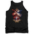 WONDER WOMAN MOVIE/ARMS CROSSED - ADULT TANK - BLACK