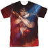 WONDER WOMAN MOVIE/ARMS CROSSED (FRONT/BACK PRINT) - S/S ADULT POLY CREW - MULTI