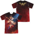 WONDER WOMAN MOVIE/ARMS CROSSED (FRONT/BACK PRINT) - S/S ADULT POLY CREW - MULTI