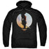 WONDER WOMAN MOVIE/WISDOM AND WONDER - ADULT PULLOVER HOODIE - BLACK
