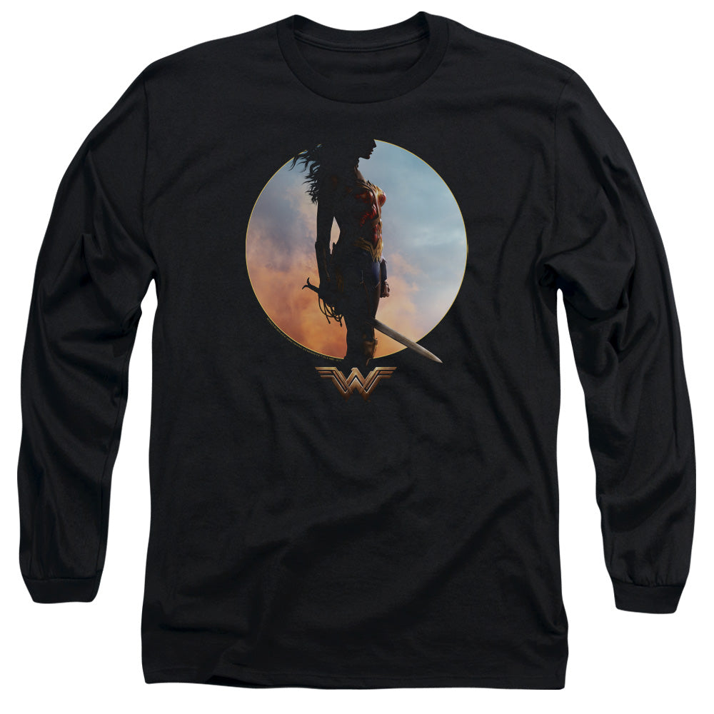 WONDER WOMAN MOVIE/WISDOM AND WONDER -  L/S ADULT 18/1  - BLACK