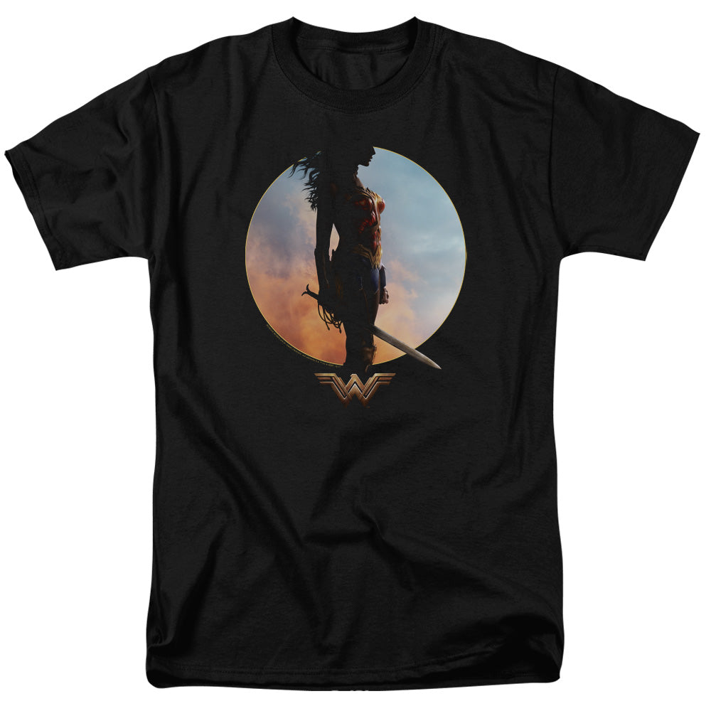 WONDER WOMAN MOVIE/WISDOM AND WONDER - S/S ADULT 18/1 - BLACK
