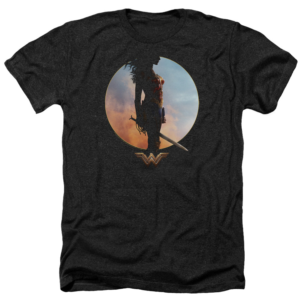 WONDER WOMAN MOVIE/WISDOM AND WONDER - ADULT HEATHER - BLACK