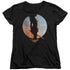 WONDER WOMAN MOVIE/WISDOM AND WONDER - S/S WOMENS TEE - BLACK