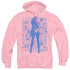 WONDER WOMAN 84/TELEVISIONS - ADULT PULLOVER HOODIE - PINK