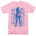 WONDER WOMAN 84/TELEVISIONS - S/S ADULT 18/1 - PINK