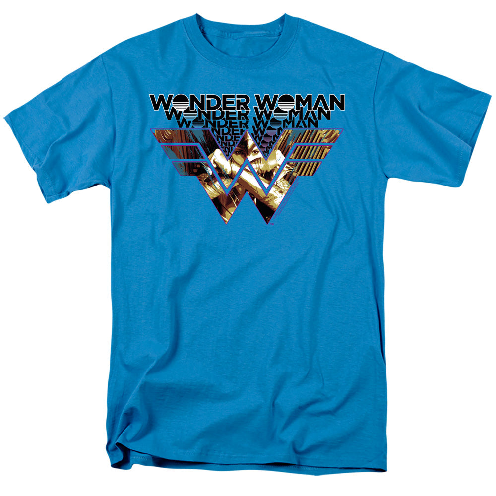 WONDER WOMAN 84/EYES - S/S ADULT 18/1 - TURQUOISE