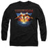 WONDER WOMAN 84/84 METAL - L/S ADULT 18/1 - BLACK