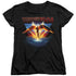 WONDER WOMAN 84/84 METAL - S/S WOMENS TEE - BLACK