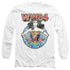 WONDER WOMAN 84/STAR CIRCLE - L/S ADULT 18/1 - WHITE