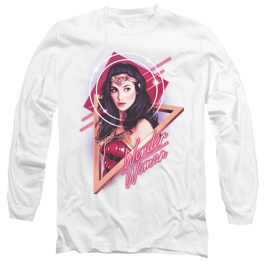 WONDER WOMAN 84/SOFT GLOW - L/S ADULT 18/1 - WHITE