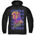WONDER WOMAN 84/WW84 REPEAT - ADULT PULLOVER HOODIE - BLACK