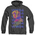 WONDER WOMAN 84/WW84 REPEAT - ADULT HEATHER HOODIE - BLACK