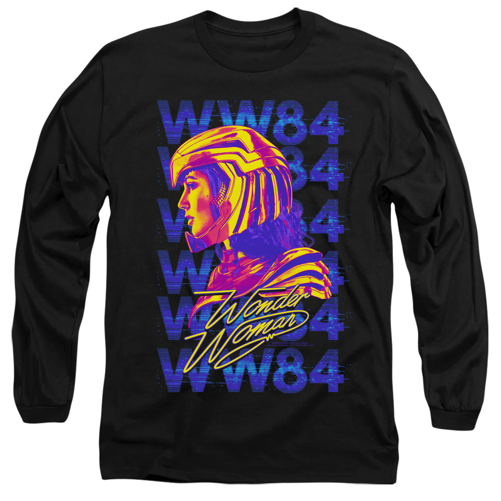 WONDER WOMAN 84/WW84 REPEAT - L/S ADULT 18/1 - BLACK